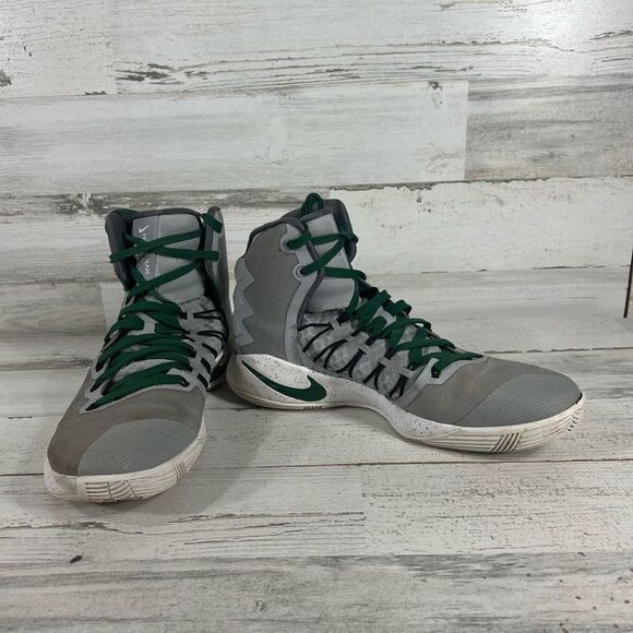 Nike Mens Zoom‎ Hyperdunk TB Sneaker Basketball Athletic Shoes Gray Size 10.5 - Picture 6 of 8